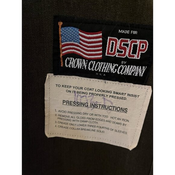 Men’s Military Jacket 37S Crown Clothing DSCP USA Made with Patches SEE ALL - Picture 13 of 16